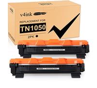 v4ink TN1050 Cartuchos de Tóner Compatibile para Brother TN1050 para Brother HL-1110 HL-1112 HL-1210W DCP-1510 DCP-1512 DCP-1610W MFC-1810 MFC-1910 MFC-1910W - (Negro, 1000 Copias)