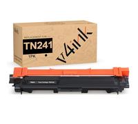 v4ink TN241 TN241BK Tóner Compatible para Brother TN-241 (1Pack-Black)