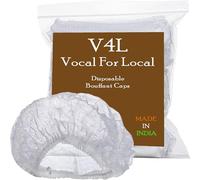 V4L Gorras elásticas no tejidas, 600 unidades