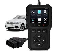 V529 OBD2 - Herramienta de diagnóstico profesional para coche con lector de códigos de avería, herramienta de diagnóstico OBD para todos los vehículos, dispositivo de diagnóstico con visualización de