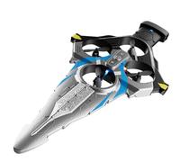 V55 Espada de vuelo remoto, 4 alas Flying Espada Drone Control manual 360 ° Rolls Drone Espada con detección de gestos, 2,4g Wifi, 15 minutos de duración de la batería-Silvery||4 Pcs Battery