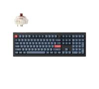 V6 max swappable rgb backlight brown switch iso layout italian - black