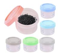 v6 Pack Condiment Containers with Lids Leakproof Salad Dressing Cups