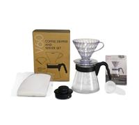 V60 Coffee Dripper and Server Set 02 - Negro