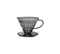 V60 - Juego de gotero de café en forma de V, goteo de café para el hogar, cafetería, restaurante, camping (filtros negros V60)