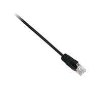 V7 - Cable negro Cat6 no blindado (UTP) con conector RJ45 macho a RJ45 macho 5m 16.4ft