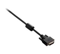 V7 - Cable negro de vídeo con conector DVI-D macho a DVI-D macho 3m 10ft
