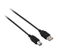 V7 - Cable USB negro con conector USB 2.0 A macho a USB 2.0 B macho 3m 10ft