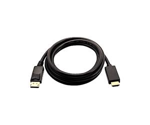 V7 DisplayPort a HDMI 3 metros color negro - Cables displayport (3 m, DisplayPort, HDMI, Macho, Macho, Cobre)
