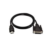 V7 HDMI (m) de 1 m a DVI-D dual-link (m) - Color negro - Adaptadores de cable de vídeo (1 m, HDMI tipo A (Estándar), DVI-D, Macho, Macho, Cobre)
