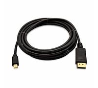 V7 Mini-DisplayPort (m) de 3 m a DisplayPort (m) - Color negro - Cables displayport (3 m, Mini DisplayPort, DisplayPort, Macho, Macho, Cobre)