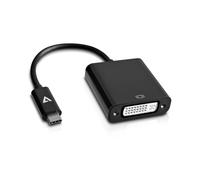 V7 - USB-C macho a DVI-D hembra adaptador Negro