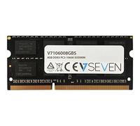 V7 V7106008GBS V7 8GB DDR3 PC3-10600 - 1333mhz SO DIMM Notebook módulo de memoria - V7106008GBS