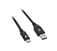 V7 V7U3.1AC-1M-BLK-1E USB3.1 A a USB-C Cable 1m negro