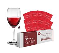 V7T7V7 Filtros de sulfito de vino para eliminar el sulfito y la histamina, eliminar dolores de cabeza, purificador de varita de vino para reducir las alergias al vino, regalos de fiesta de amor de
