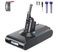 V8 Batería para Dyson V8 Batería de repuesto para Dyson SV10 Compatible con V8 Motorhead/Fluffy/Animal/Absolute SV10 Aspiradora con 3 filtros + 1 bloqueo de interruptor