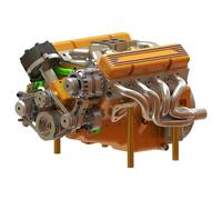 V8 Engine Model, Mechanical Display Piece for Learning and Decoration, Realistic Toy, Educational Stem Toy Gift, for Son, Teens, Class, Family, Friends, Youth, Daughter