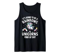 Va a ser un Unicornio Divertido arcoíris y Unicornios Camiseta sin Mangas