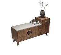 vA5cM7rK Banco de Entrada Taburete for Cambiar Zapatos, Puerta del hogar, Taburete de Madera Maciza for, Armario Almacenamiento