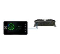 VA9910 - Medidor de batería LCD a color de 3,5 pulgadas con monitoreo inalámbrico y registro de datos de tarjeta SD, rango de voltaje de 8 a 120 V, monitor de uso de energía para RV, carretilla