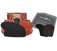 Vaagun funda mentonera talla L, cubre mentonera, reduce la irritación de la piel, para violín 4/4 y viola, algodón negro