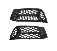 VAAKLM Compatible con A3 2017 2018 2019 2020 Parachoques Delantero Luz Antiniebla Rejilla Cubierta De Lámpara Antiniebla Embellecedor Negro Brillante 8V5807681AA 8V5807682AA Rejilla Luz Antiniebla