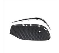 VAAKLM Compatible con Benz para E Clase W213 2016 2017 2018 2019 2020 Parachoques Delantero Coche Rejilla Luz Antiniebla Cubierta Lámpara Antiniebla Parrilla con Tira Cromada Rejilla Luz Antiniebla
