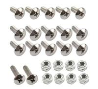 VAAKLM Compatible con para Banshee 350 1987-2006 Kit De Instalación Tuercas Y Pernos Guardabarros Kit De Pernos Y Tuercas De Carenado De Motocicleta Sujetadores De Tornillos Carenado Pernos Sujetador