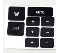 VAAKLM Pegatina para botón de elevalunas Compatible con A6 Y para C5. Kit De Pegatinas para Reparar El Botón del Control De Climatización Y Calefacción del Interior del Coche.