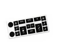 VAAKLM Pegatina para botón de elevalunas Compatible con Cadillac para Escalade para EXT Y para ESV. Adhesivos para Reparar El Botón De Control De Climatización del Aire Acondicionado del Coche.