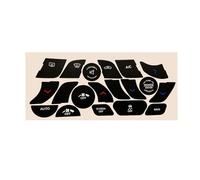 VAAKLM Pegatina para botón de elevalunas Compatible con Chrysler para 200 2014 2015 2016 2017 Pegatina De Reparación del Botón del Aire Acondicionado del Interior del Coche, Accesorios para Coche