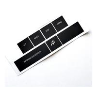 VAAKLM Pegatina para botón de elevalunas Compatible con Chrysler para Y para Control 2005, 2006, 2007, 2008 Y 2009 Pegatinas para Reparar Botones De La Consola Central del Coche