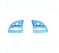 VAAKLM Pegatina para botón de elevalunas Compatible con para Clase-A para W177 para V177 para A180, Años 2019, 2020, 2021 Y 2022. Pegatina para El Botón del Volante del Coche,(Blue)