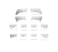 VAAKLM Pegatina para botón de elevalunas Compatible con para Clase-E para W212 2010, 2011, 2012, 2013, 2014 Y 2015 Pegatina para Botón De Bloqueo De Memoria De Asiento De Puerta Interior De Coche.