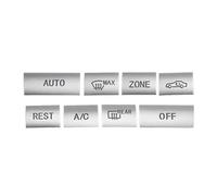 VAAKLM Pegatina para botón de elevalunas Compatible con para Clase-E para W212 para C207 2009 2010 2011 2012 2013 2014 2015 Adhesivos Interiores Automotrices