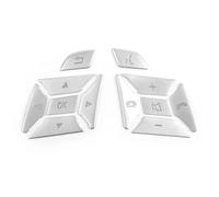 VAAKLM Pegatina para botón de elevalunas Compatible con para Clase-SLK para W176 para W246 para W212 para W204, Pegatina para Interruptor De Volante.