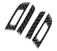 VAAKLM Pegatina para botón de elevalunas Compatible con Serie-3 para F30 2013, 2014, 2015, 2016, 2017, 2018 Y 2019. Embellecedor De Marco para Interruptor De Ventilación De Salida De Aire Frontal,