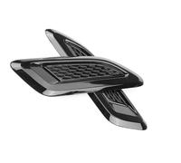 VAAKLM Tomas Aire Capó Delantero Coche Accesorios para Coche Entrada De Aire Rejilla De Ventilación del Capó Cubierta Decorativa Compatible con Kia para Rio 4(Black)