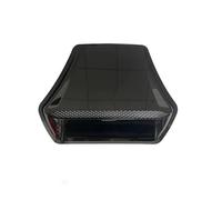 VAAKLM Tomas Aire Capó Delantero Coche Rejilla De Ventilación para Capó Delantero De Coche Compatible con Ford para Mustang para Focus para Golf 4 5 6 7 8(Black)