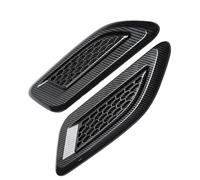 VAAKLM Tomas Aire Capó Delantero Coche Salida De Aire Motor Delantero Coche Toma De Aire Capó Ventilación Entrada Aire Cubierta Decorativa Compatible con Civic(Carbon)