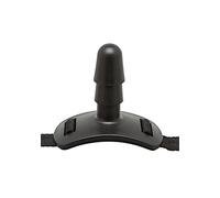 Vac-U-Lock Color Negro Universal Strap-On Dildo - 116 gr