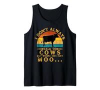 Vaca Animal Farming Moo Cute Cow Camiseta sin Mangas