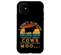 Vaca Animal Farming Moo Cute Cow Carcasa para iPhone 11