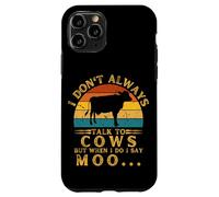 Vaca Animal Farming Moo Cute Cow Carcasa para iPhone 11 Pro