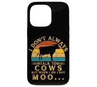 Vaca Animal Farming Moo Cute Cow Carcasa para iPhone 13 Pro