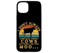 Vaca Animal Farming Moo Cute Cow Carcasa para iPhone 15 Plus