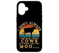 Vaca Animal Farming Moo Cute Cow Carcasa para iPhone 16