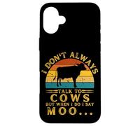 Vaca Animal Farming Moo Cute Cow Carcasa para iPhone 16 Plus