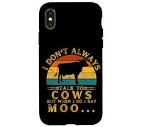 Vaca Animal Farming Moo Cute Cow Carcasa para iPhone X/XS