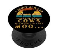 Vaca Animal Farming Moo Cute Cow PopSockets PopGrip Adhesivo